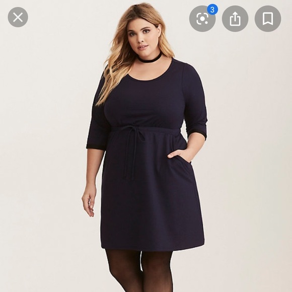tie waist skater dress